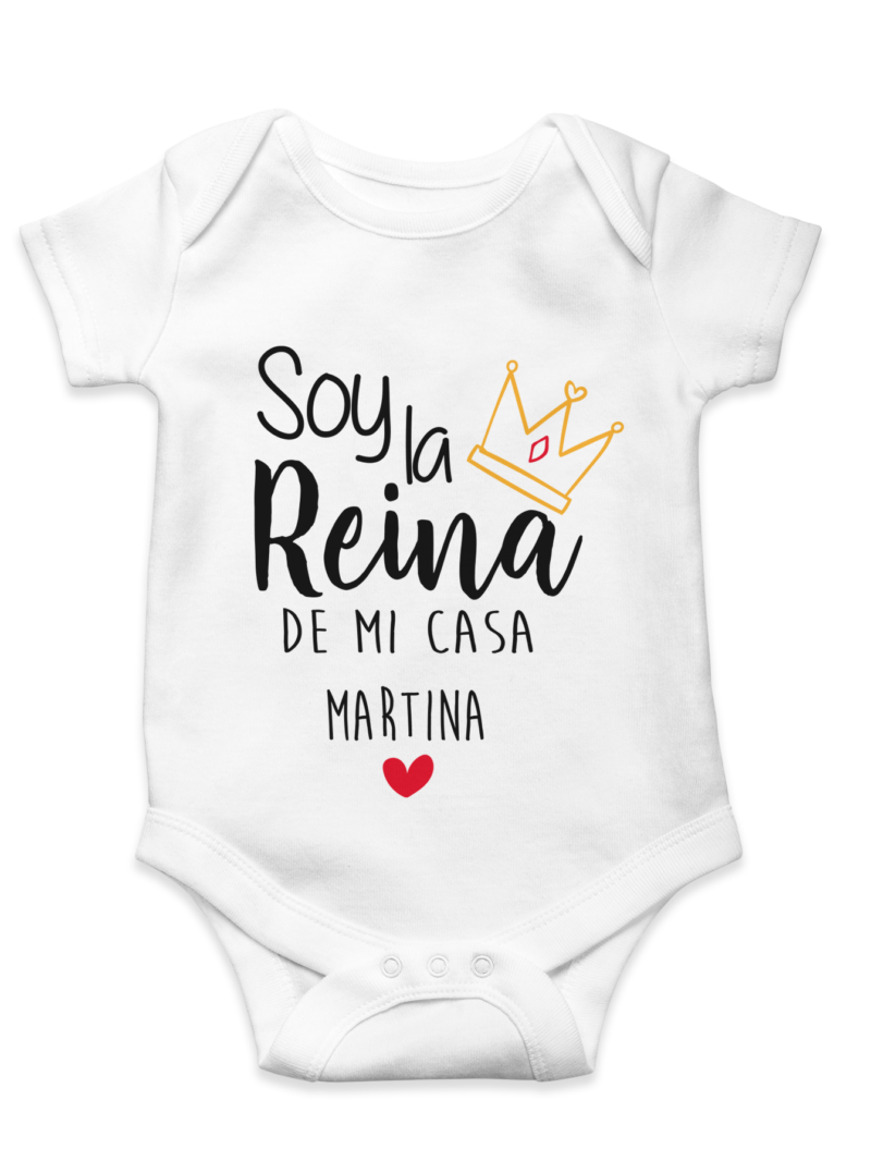 body bebés personalizado con frase y nombre del bebé
