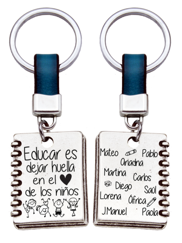 llavero personalizado con nombre de niños