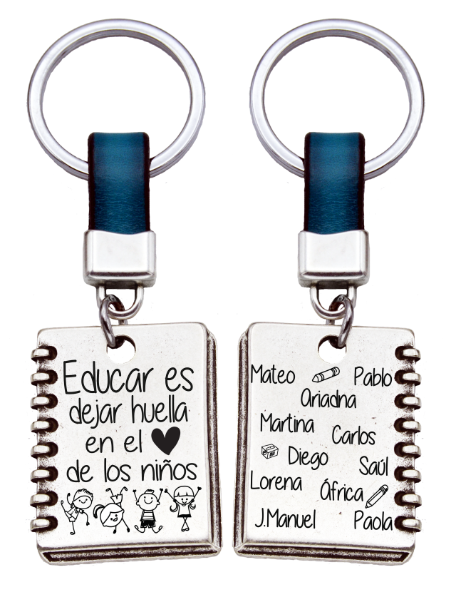 llavero personalizado con nombre de niños