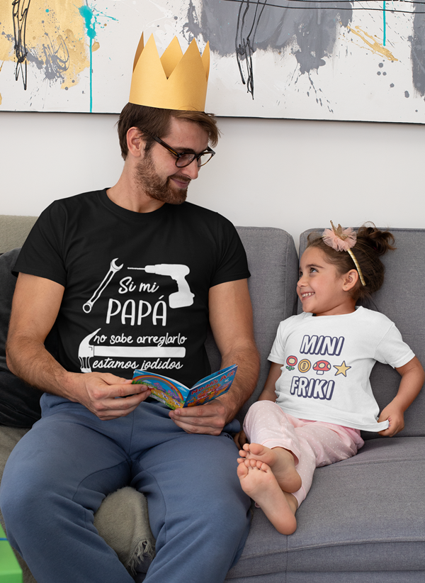 Camiseta Mini Friki Mario - Imagen 2