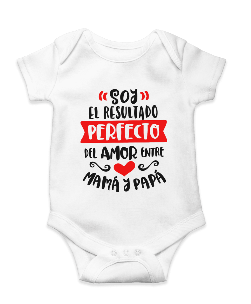 Body Bébé "Papa D'amour" - 100% Coton, Manches Courtes, Personnalisable (Maman, Mamie, Etc.)