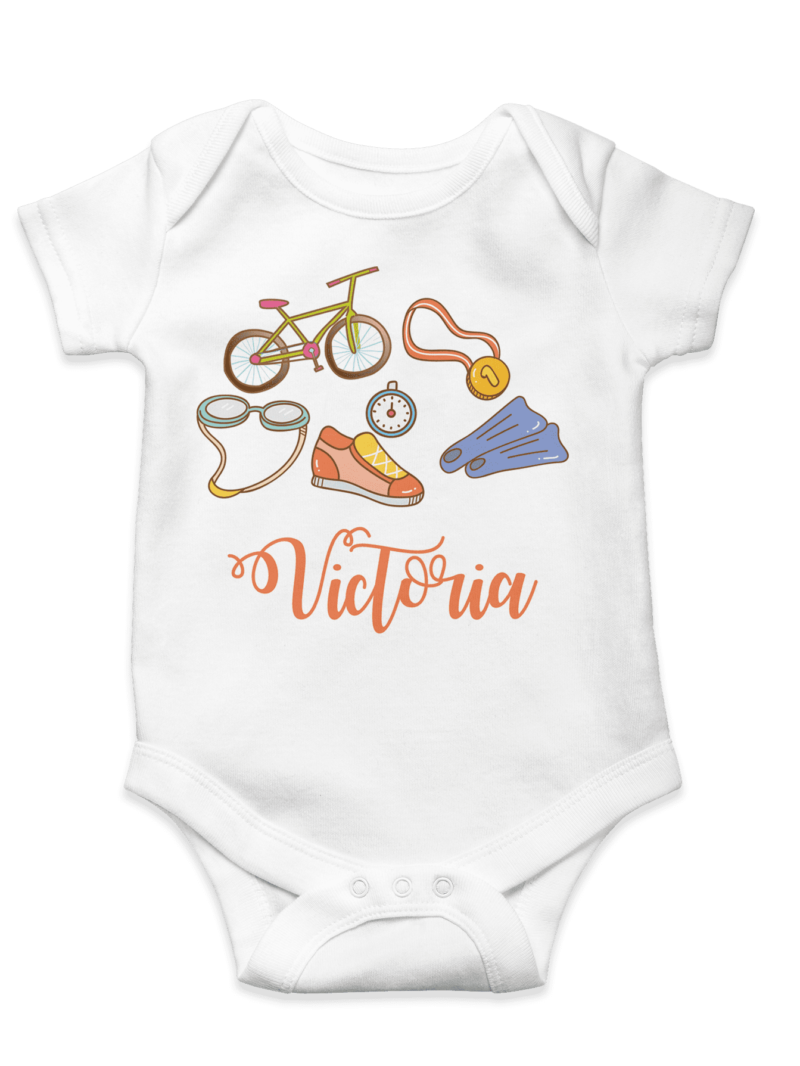 body triatlon personalizado para papis deportistas