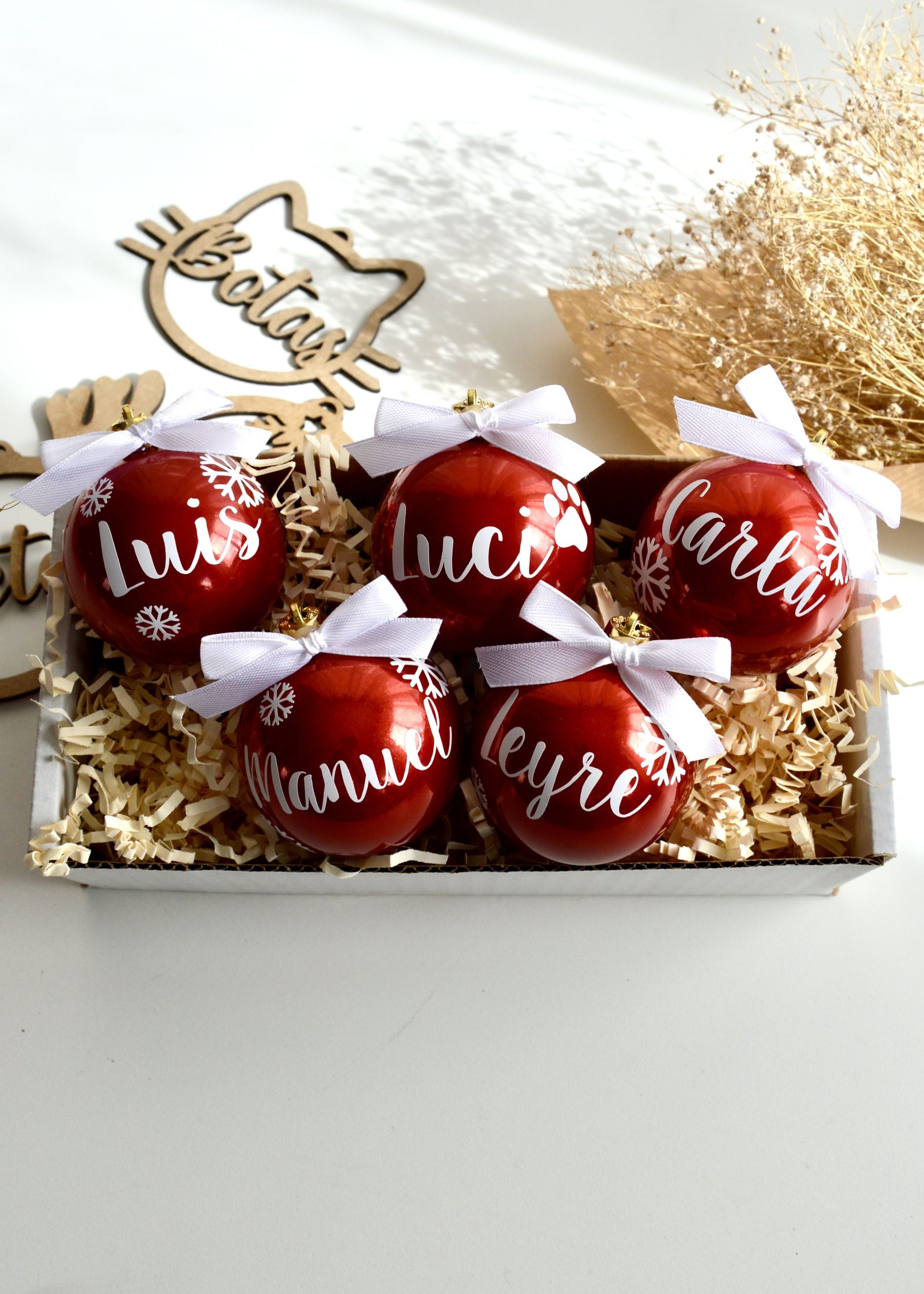 Bola de Navidad Roja - Imagen 3