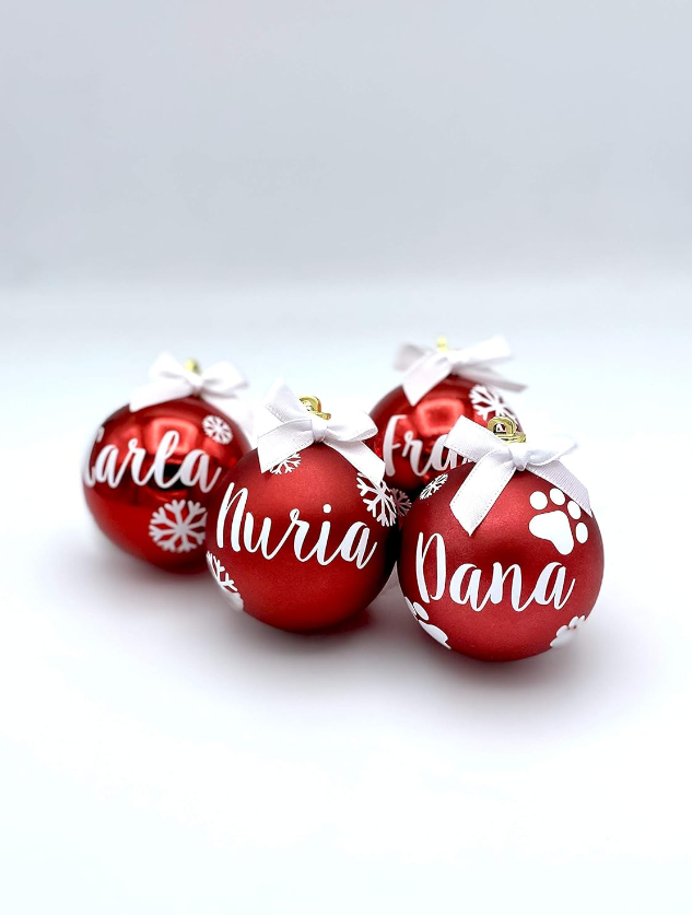 Bola de Navidad Roja - Imagen 4