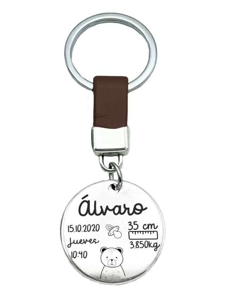 Llavero Natalicio Personalizado