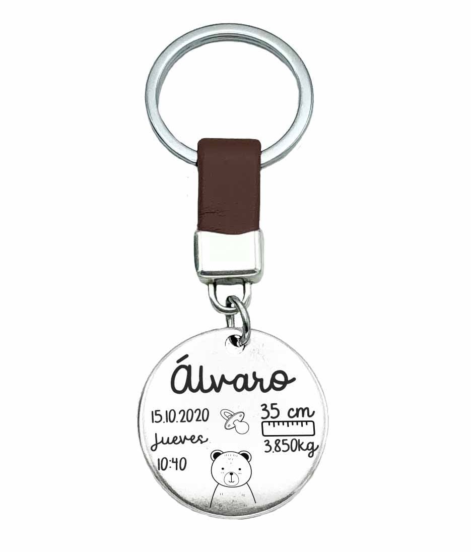 Llavero Natalicio Personalizado