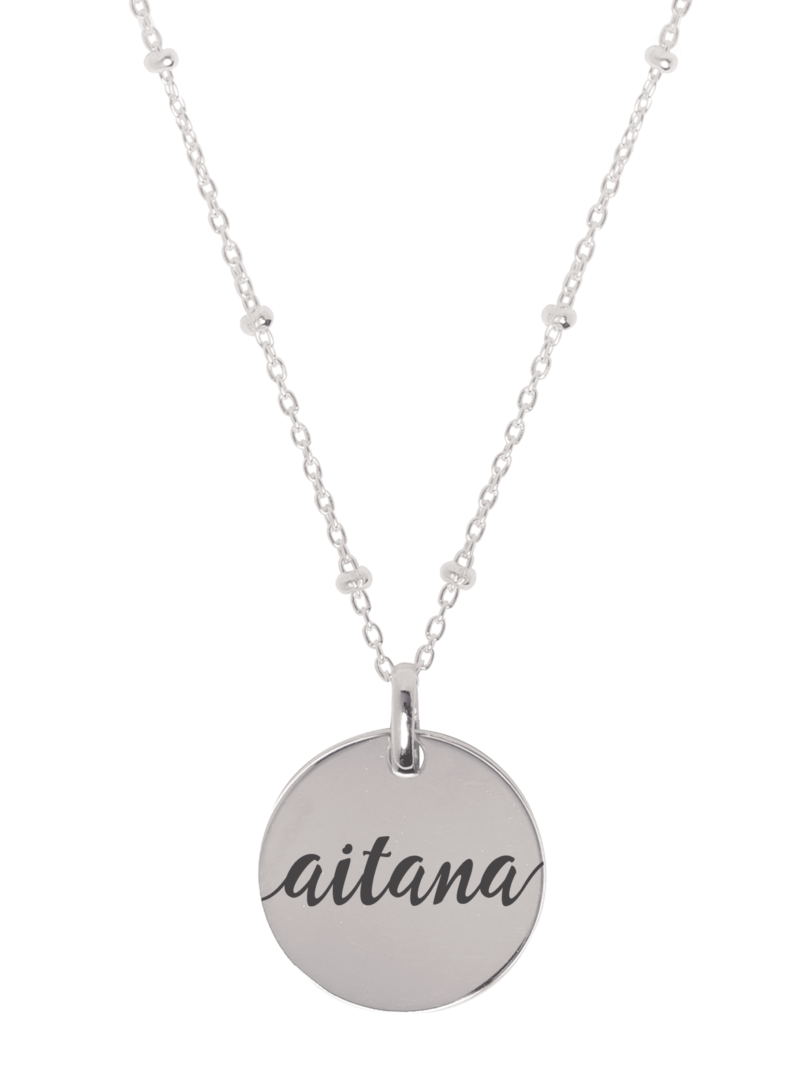Colgante Personalizado Plata