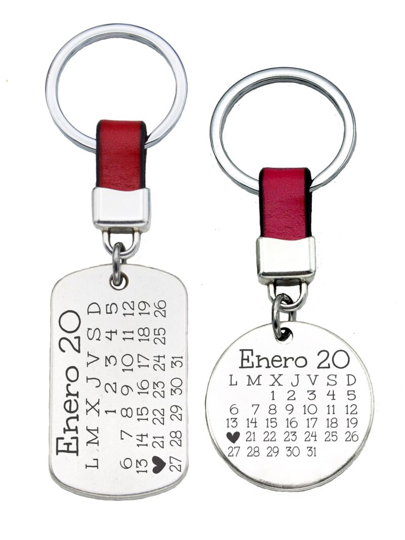 Pack Llaveros Calendario