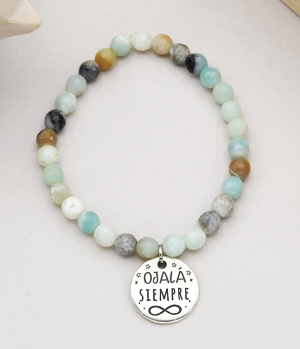 Pulsera Amazonita Personalizada - Imagen 2