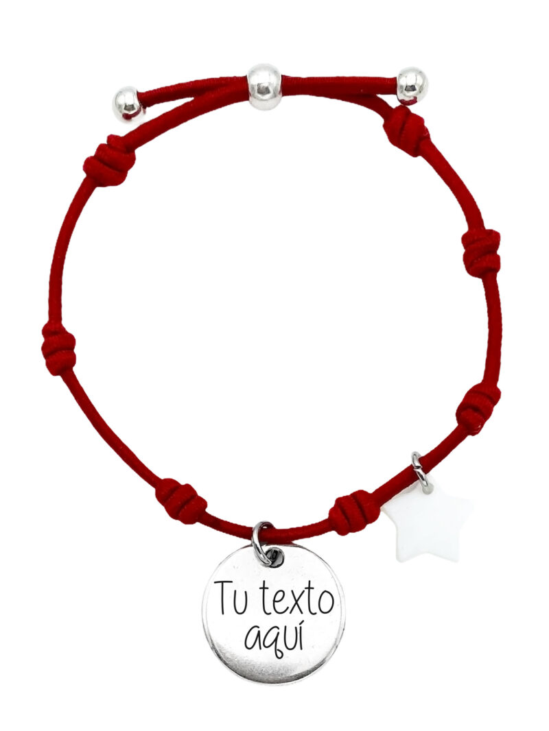 Pulsera Roja 7 Nudos
