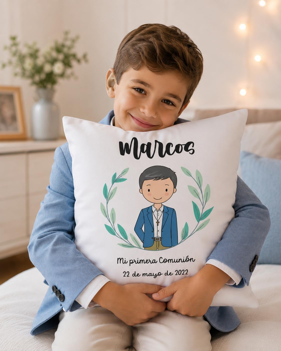 Cojín Comunión Niño - Imagen 2