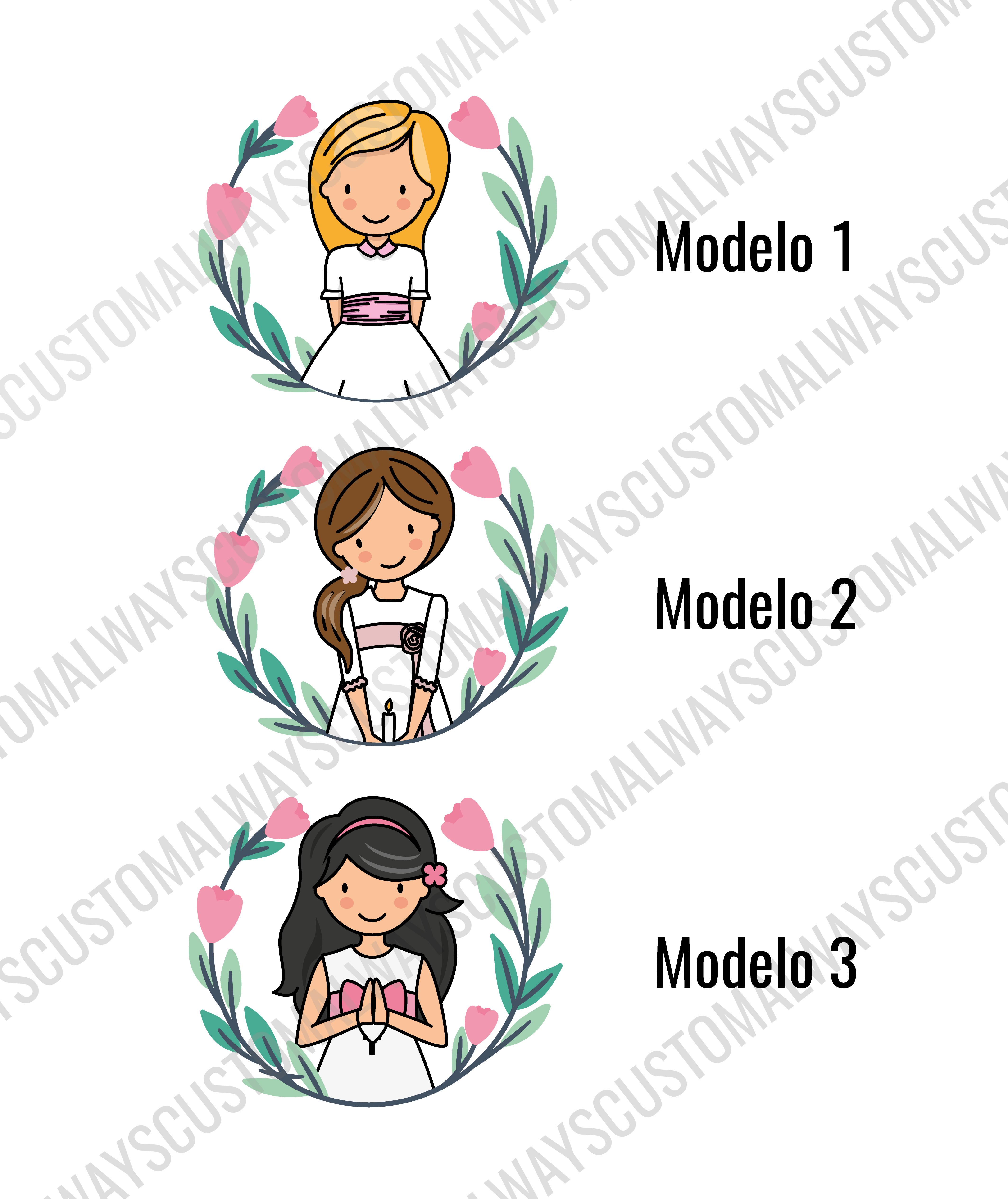 Taza Comunión Niña - Imagen 3