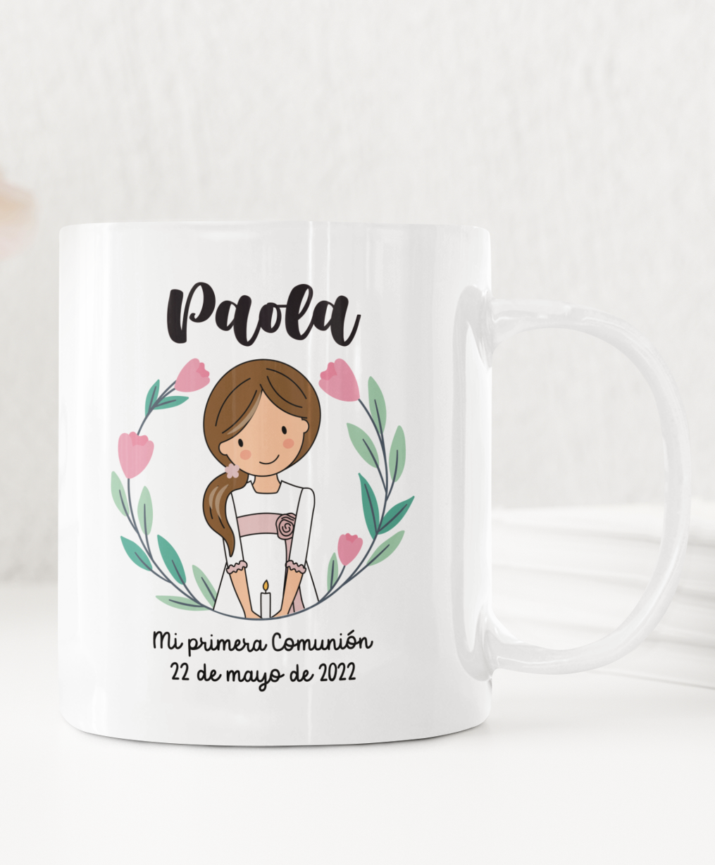 Taza Comunión Niña - Imagen 2