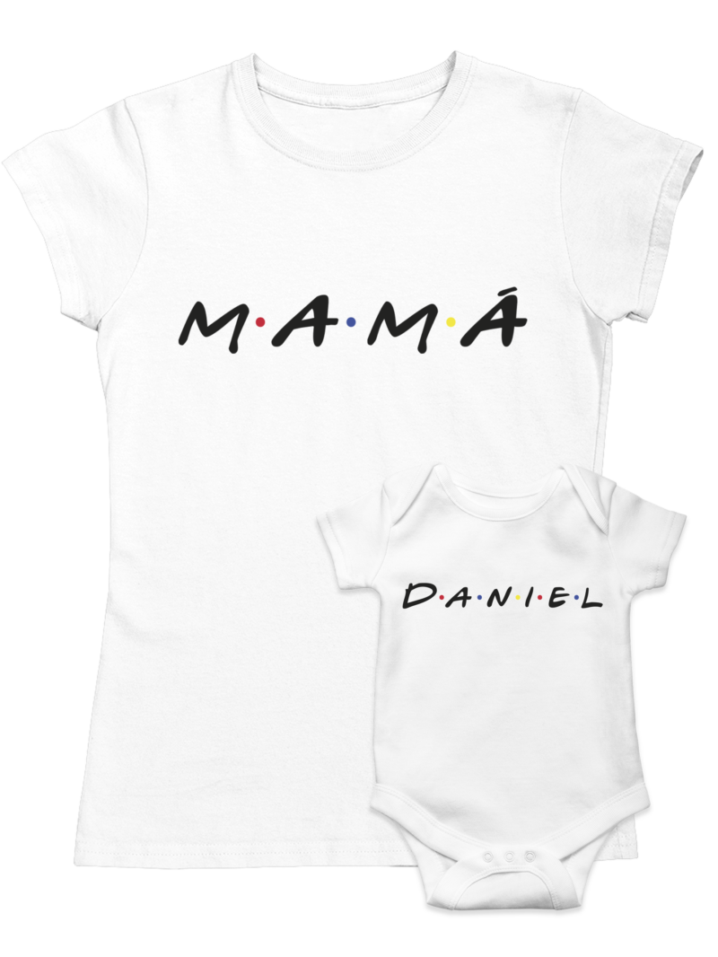 Camiseta Mamá e Hijo Friends