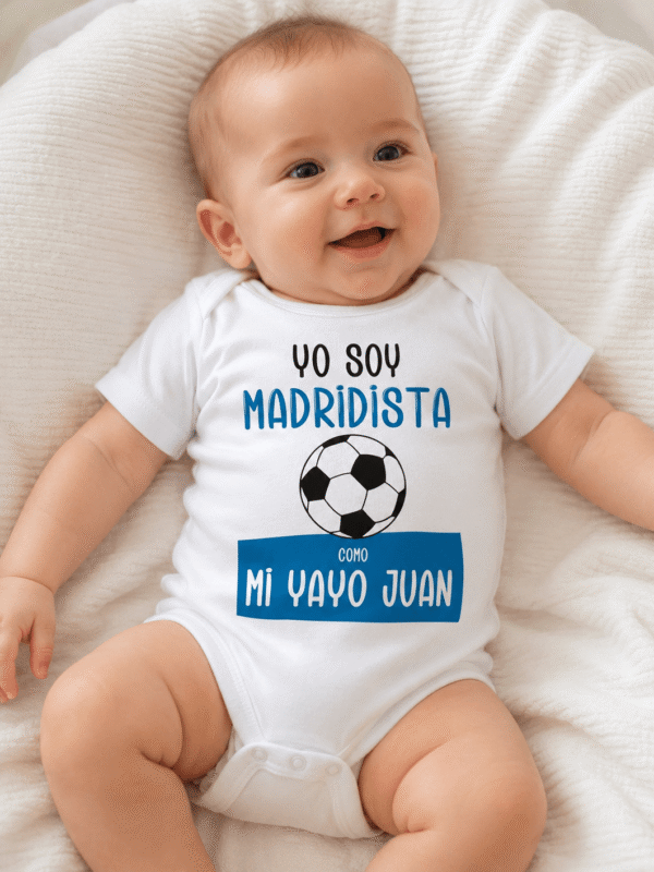 body niño futbol personalizado