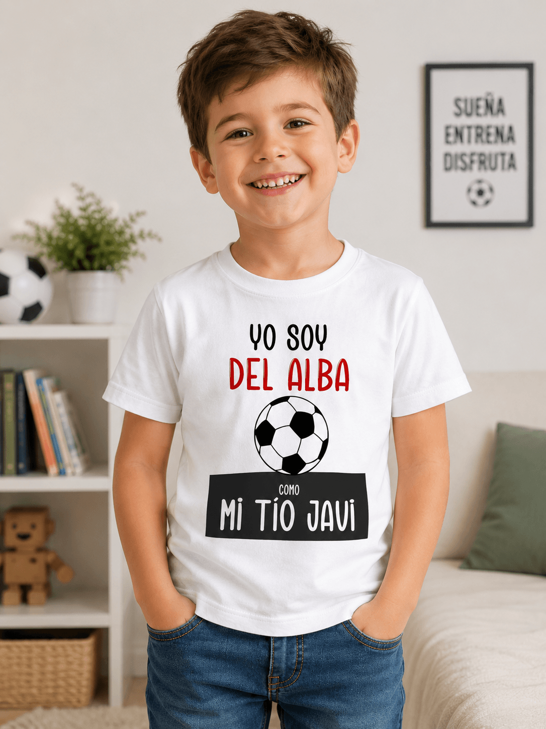 camiseta niño futbol personalizado