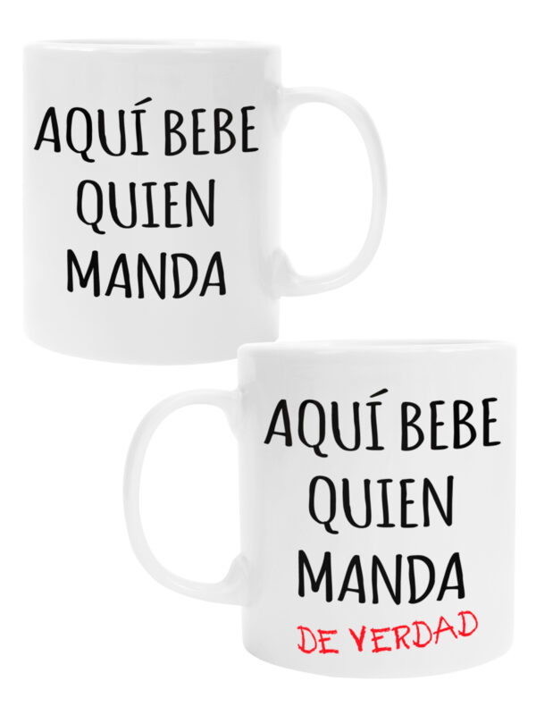 Pack Tazas Aquí Bebe