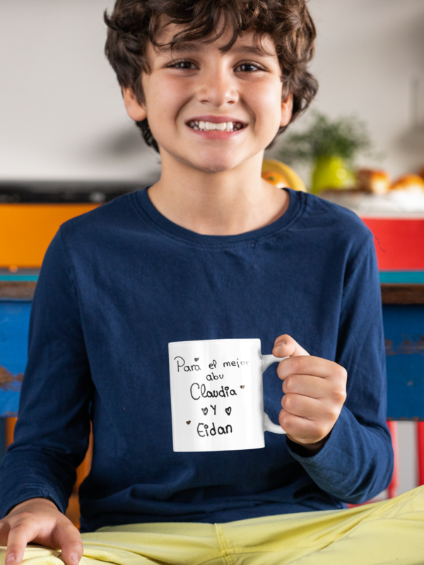 Taza personalizada con dibujo hecho a mano
