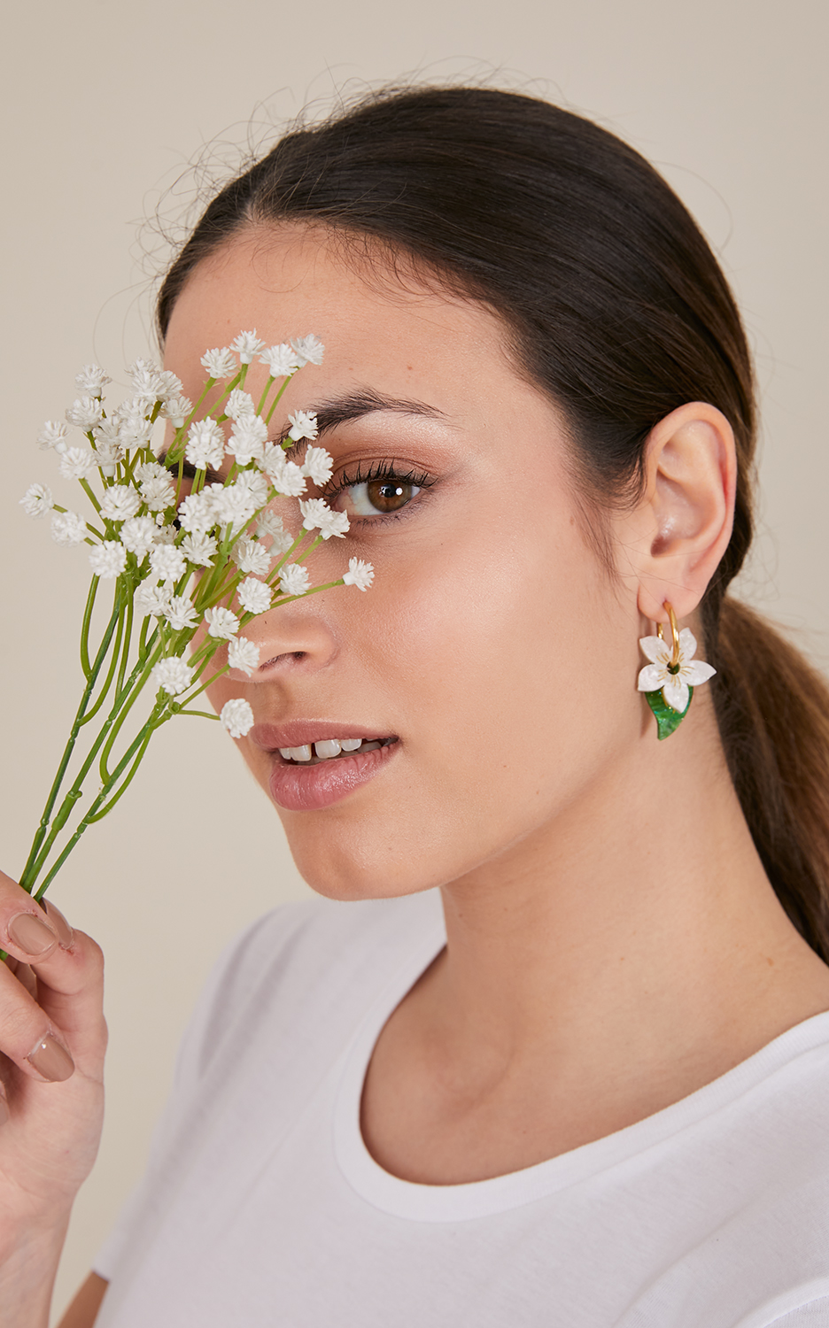 Pendientes Flor de Loto - Imagen 2