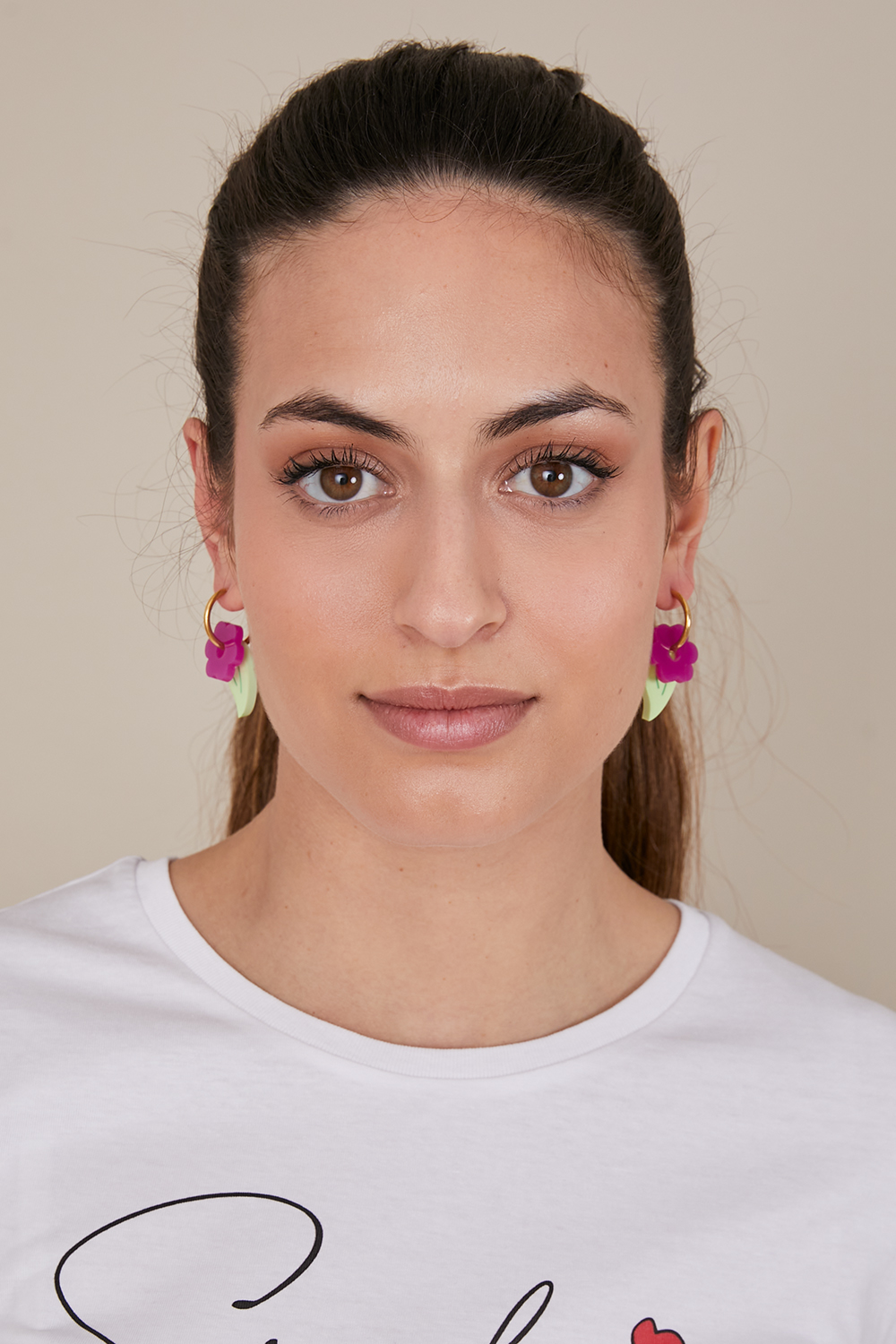 Pendientes Buganvilla - Imagen 2