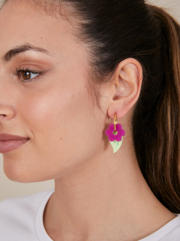 Pendientes Buganvilla