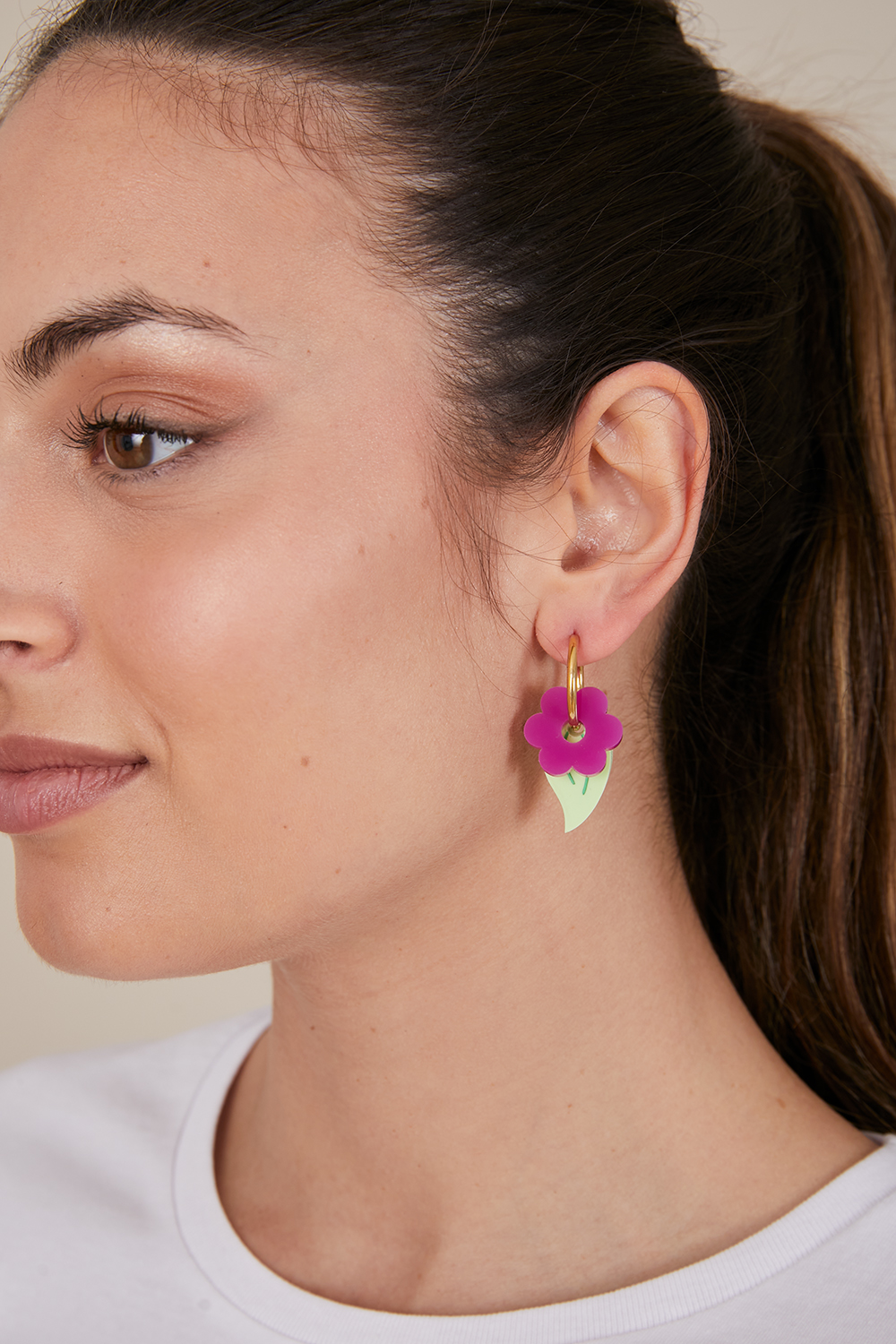 Pendientes Buganvilla