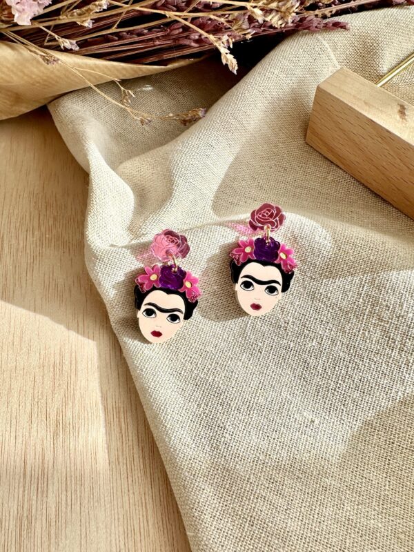 Pendientes Frida Kahlo