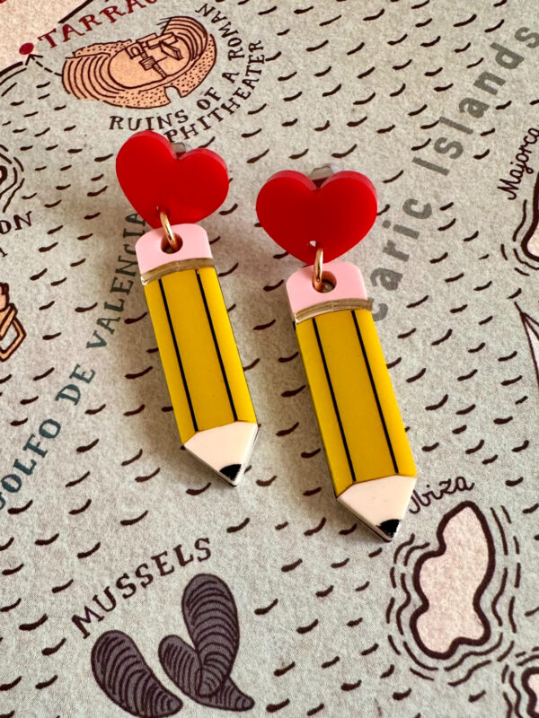 Pendientes Lápiz