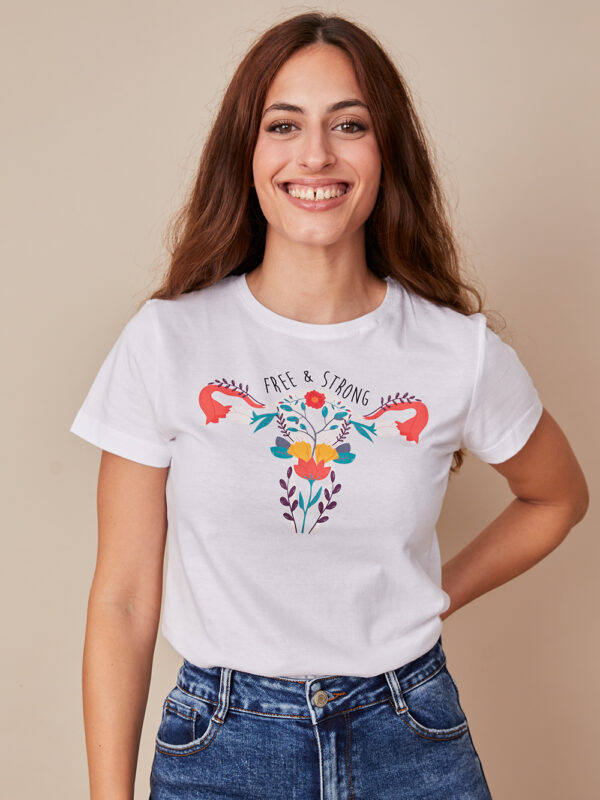 Camiseta Free and Strong