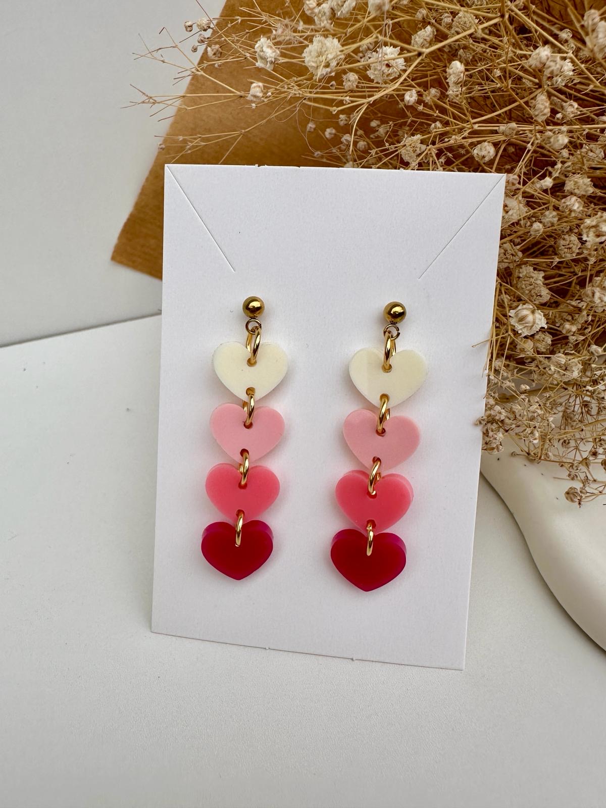 Pendientes Corazones - Imagen 2