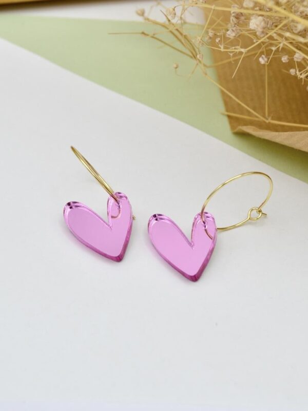 Pendientes Corazón Aro