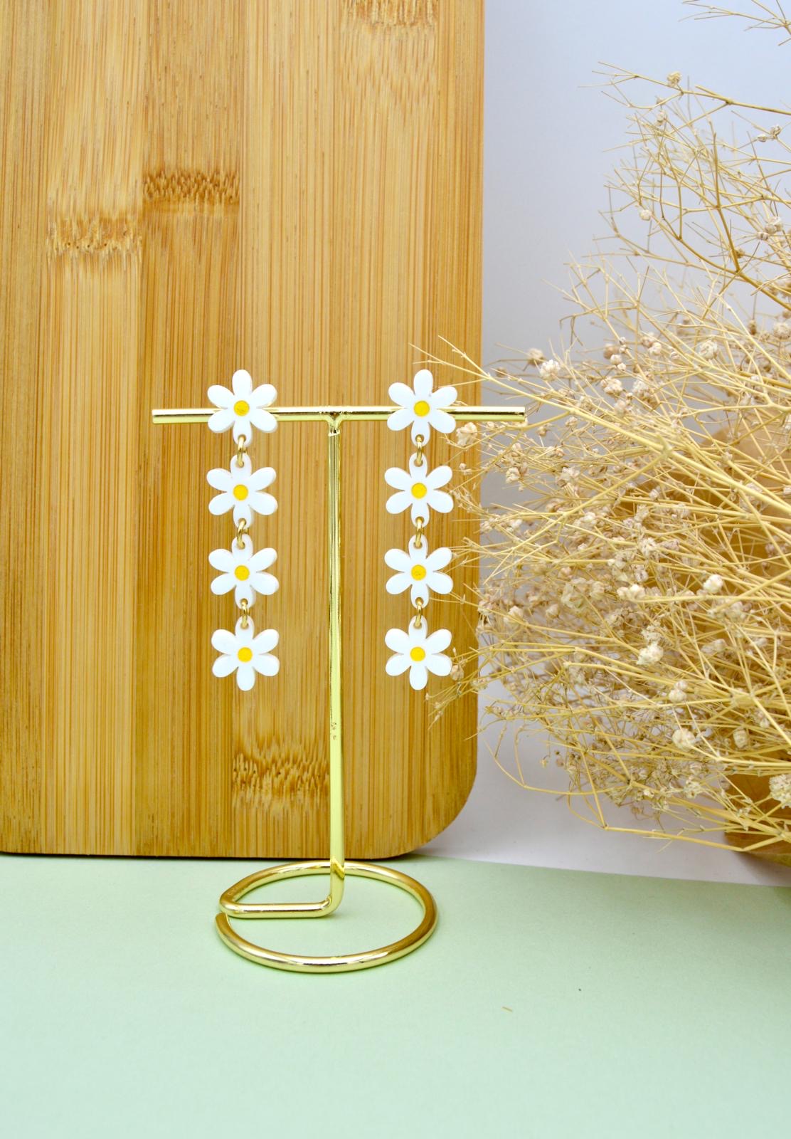 Pendientes Margaritas - Imagen 2