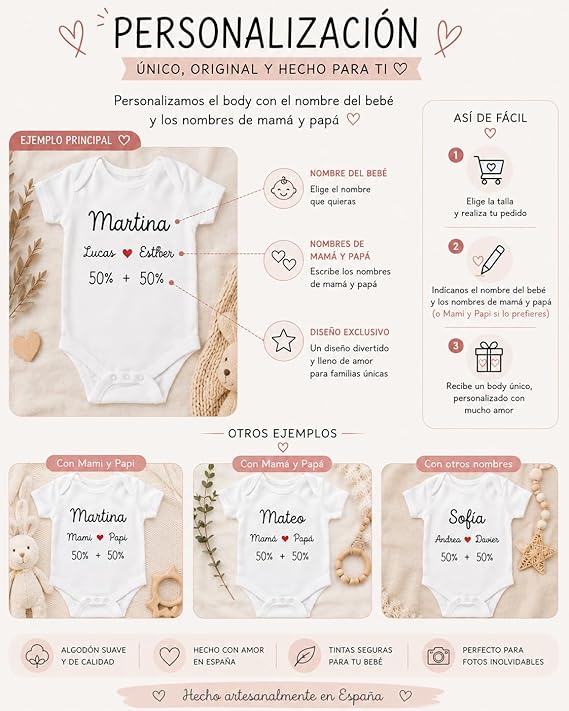 Body 50% Mamá 50% Papá - Imagen 3